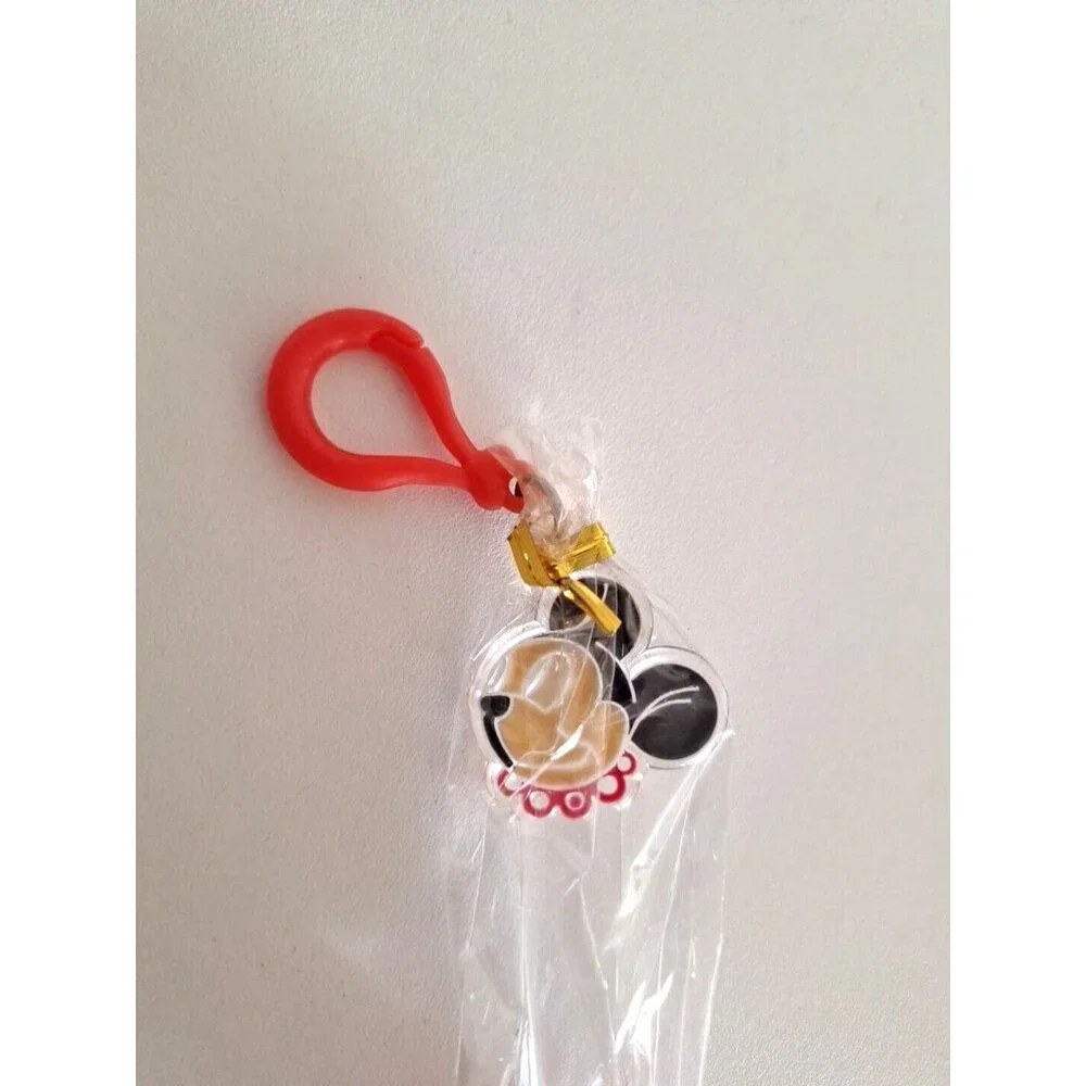 Minnie Mouse Kids Toothbrush With Red And Clear Design Travel Hook Disney Vintag